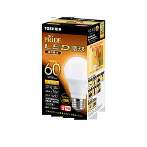  TOSHIBA 鿧LEDŵE26A60W ŵ忧 E26 /ŵ /60W /ŵ忧 /1 /ס LDA7L-D-G/S60V1