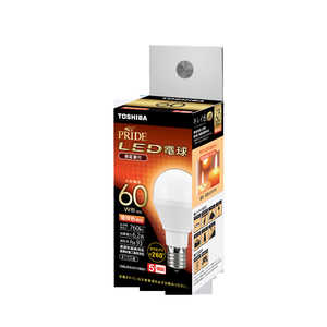  TOSHIBA F^Cv LEDd E17 A` 60W dFm1/S^Cvn LDA6L22-D-G-E17/S60V1