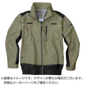 空調服 空調服　遮熱フルハーネス空調服　カーキグリーン　5L  KU92110G60S7