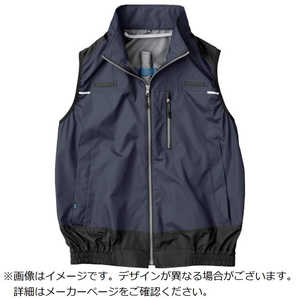 空調服 遮熱フルハーネス空調ベスト ダークブルー 3L KU92120N90S5 空調服 遮熱フルハーネス空調ベスト ダークブルー 3L KU92120N90S5