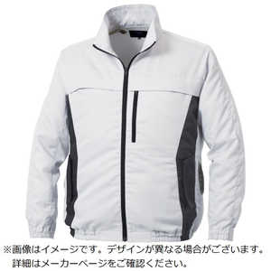 空調服 長袖ブルゾン(エプロン付き)シルバー L KU92340K30S3 空調服 長袖ブルゾン(エプロン付き)シルバー L KU92340K30S3