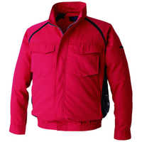 空調服 空調服[[R下]] 長袖ブルゾン ウエアのみ レッド 5L KU92400R70S7 環境改善用品 暑さ対策用品 冷却衣服(代引不可)【送料無料】 空調服 ［R下］ 長袖ブルゾン ウエアのみ レッド 5L KU92400R70S7 の