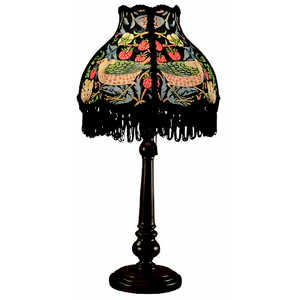 クラシカ インテリア テーブルランプ(いちご泥棒・あお) William Morris lamps ADS002STRB
