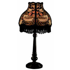 クラシカ インテリア テーブルランプ(いちご泥棒・紫) William Morris lamps ADS002STRV