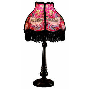 クラシカ インテリア テーブルランプ(いちご泥棒・あか) William Morris lamps ADS002STRR