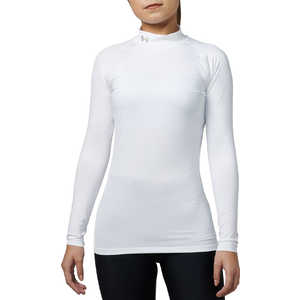 アンダーアーマー レディース UAヒートギア コンプレッション モック UA HG Compression LS Mock(LGサイズ/) White 1358605_21SS