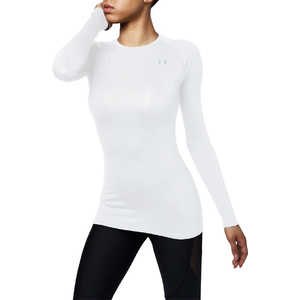 ޡ ǥ UAҡȥ ץå 롼 UA HG Compression LS Crew(MD/) White 1358604_21SS