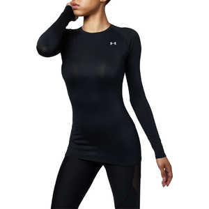 ޡ ǥ UAҡȥ ץå 롼 UA HG Compression LS Crew(MD/) Black 1358604_21SS