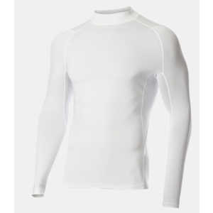 アンダーアーマー メンズ ゴルフ UA ヒートギア フィッティド ロングスリーブ モックシャツ  (LGサイズ) White×HaloGray 1371672_22SS