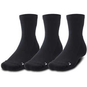 アンダーアーマー UNDER ARMOUR メンズ UA クオーターソックス (3足セット) Black LG 1371936 【返品交換不可】 1371936_25FW