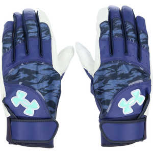アンダーアーマー メンズ UAアンディナイアブル プロ バッティンググローブ Midnight Navy/Comet Green MD 6001006_25FW