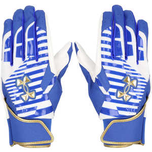 アンダーアーマー メンズ UAクリーンアップ プロ バッティンググローブ Royal/White/Metallic Gold XL 6001312_25FW