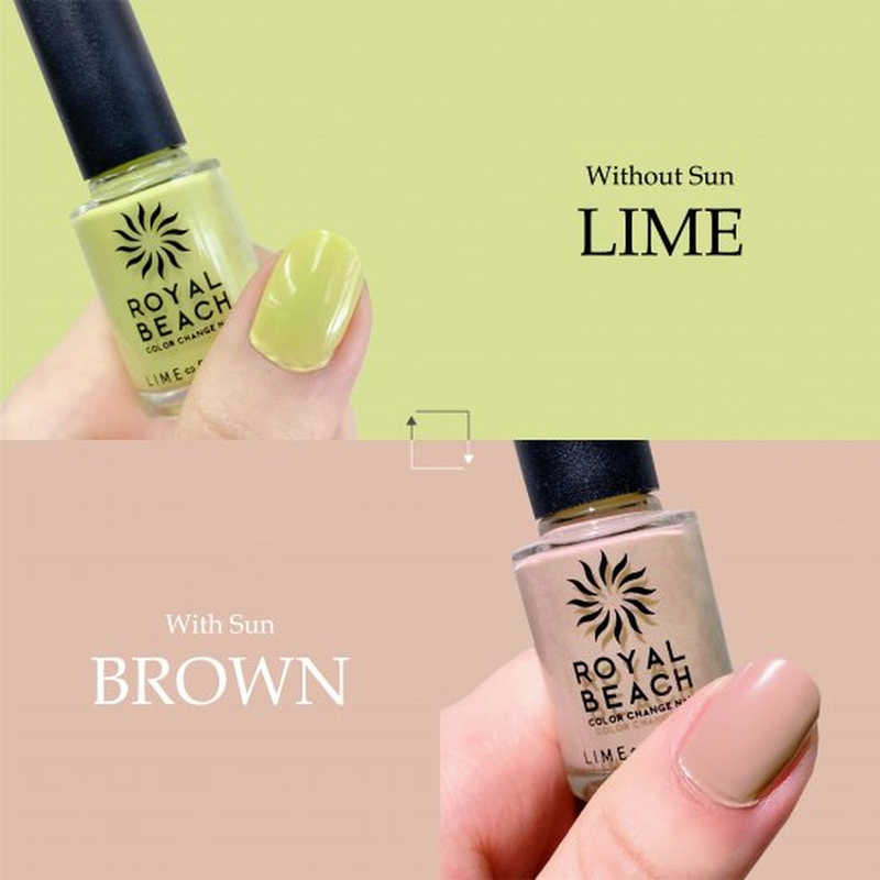 BBMJAPAN BBMJAPAN ROYALBEACHカラーチェンジネイルC-12 LIME・BROWN  