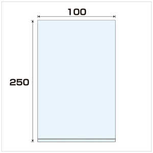 大洋社 ポリプロピレン袋(PP)厚み0.03 1000枚 幅100x長さ250mm ﾎﾟﾘﾌﾟﾛﾋﾟﾚﾝﾌﾞｸﾛPPｱﾂ