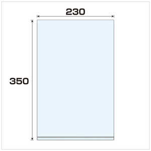大洋社 ポリプロピレン袋(PP)厚み0.07 500枚 幅230x長さ350mm ﾎﾟﾘﾌﾟﾛﾋﾟﾚﾝﾌﾞｸﾛPPｱﾂ