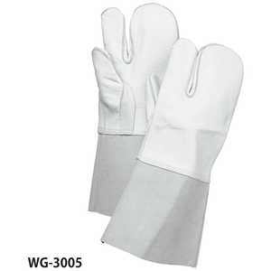大中産業 牛コンビ3本指ホワイト WG3005 WG-3005 大中産業 牛コンビ3本指ホワイト WG3005 WG-3005