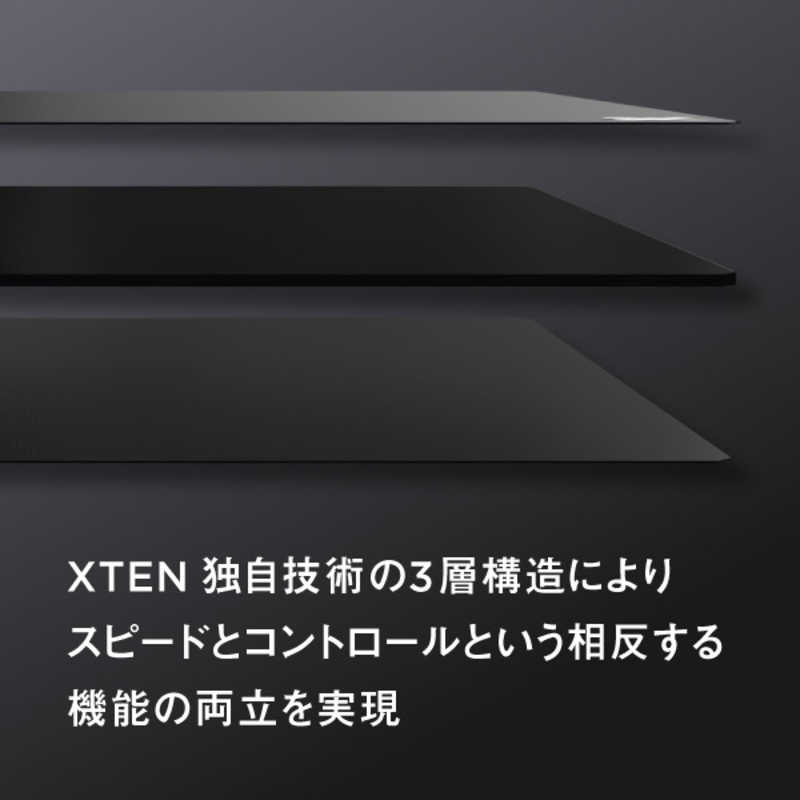 XTEN XTEN PSGBAAX ゲーミングマウスパッド [340x280x2mm] G-CLOTH/BALANCE Sサイズ ブラック G-CLOTH/BALANCE Sサイズ ブラック