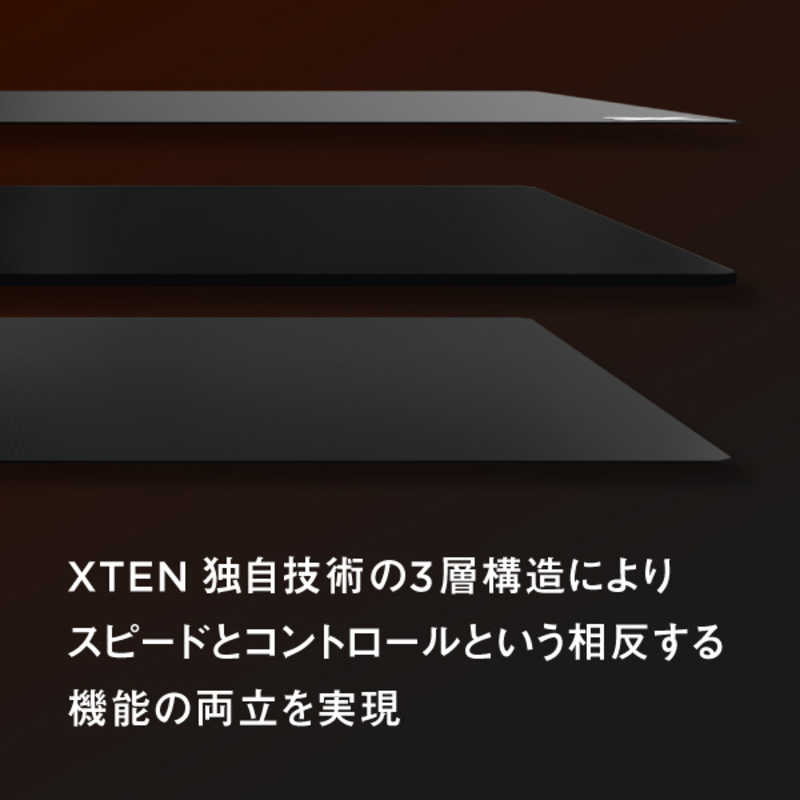 XTEN XTEN GAMING MOUSE PAD HARD/SPEED Sサイズ ブラック ブラック PSHSAAX XTEN PSHSAAX XTEN