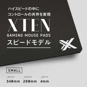 XTEN GAMING MOUSE PAD HARD/SPEED Sサイズ ブラック ブラック PSHSAAX XTEN