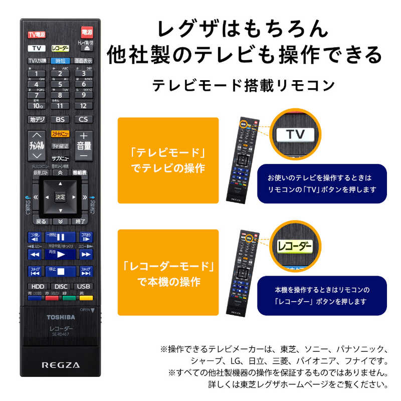 東芝　TOSHIBA 東芝　TOSHIBA ブルーレイレコーダー REGZA(レグザ) 3TB 3番組同時録画 DBR-UT309 DBR-UT309