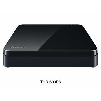 東芝 TOSHIBA 録画用HDD USB-A接続 [据え置き型 /6TB] THD-600D3 の