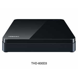 東芝　TOSHIBA 録画用HDD USB-A接続 [据え置き型 /6TB] THD-600D3