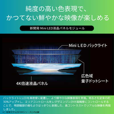 TVS REGZA Mini LED 液晶テレビ REGZA レグザ Z870Nシリーズ