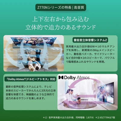 TVS REGZA Mini LED液晶テレビ REGZA ( レグザ ) [ 85V型 / 4K対応
