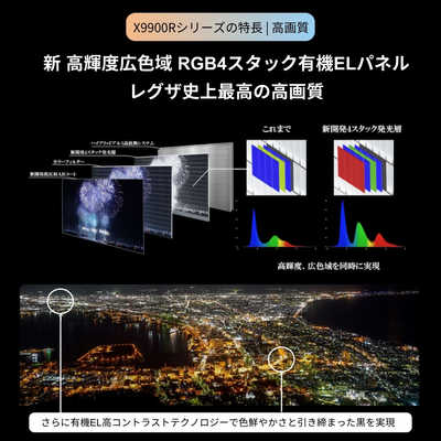 TVS REGZA 有機ELテレビ REGZA レグザ X9900R 55V型 4K対応 4K