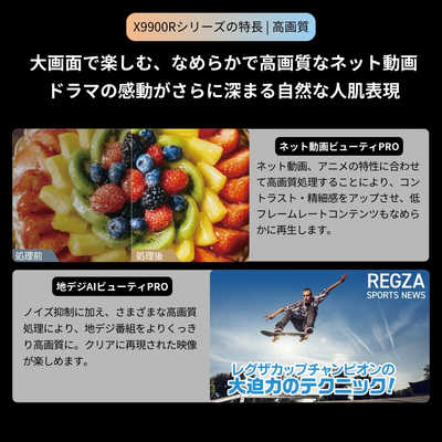 TVS REGZA 有機ELテレビ REGZA レグザ X9900R series [ 55V型 / 4K