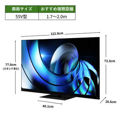 TVS REGZA 液晶テレビ REGZA(レグザ) ［55V型 / Bluetooth対応