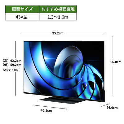 TVS REGZA 液晶テレビ REGZA(レグザ) ［43V型 / Bluetooth対応