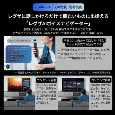 TVS REGZA 液晶テレビ REGZA レグザ Z870R 43V型 4K対応 4Kチューナー