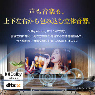 TVS REGZA サウンドバー REGZA(レグザ) ［DolbyAtmos対応 / フロント