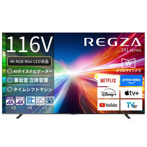 TVS REGZA 液晶テレビ REGZA(レグザ) 116ZX1R