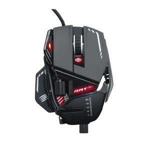 マッドキャッツ ゲーミングマウス R.A.T. 8+ [光学式 /有線 /11ボタン /USB] ブラック MR05DCINBL000-0J