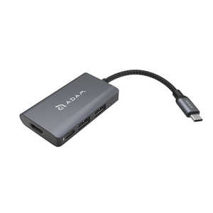 ADAMELEMENTS Ѵץ [USB-C ᥹ HDMI /USB-Ax2+USB-C᥹ /USB Power Deliveryб /60W] 4Kб(Mac/Win) CASA 졼 AAPADHUBA01MGYJ