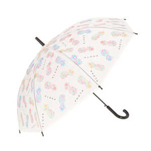 サンライズギャラリー ビニール傘 59cm 長傘 Aパイナップル PUST2001 サンライズギャラリー ビニール傘 59cm 長傘 Aパイナップル PUST2001