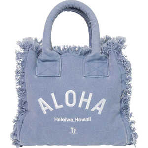 サンライズギャラリー フリンジトートバッグ BLUE HLBG2012 サンライズギャラリー フリンジトートバッグ BLUE HLBG2012