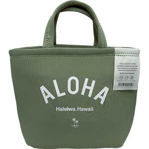 サンライズギャラリー HALEIWA ネオプレン 保冷トートバッグ カーキ HLBG2205 サンライズギャラリー HALEIWA ネオプレン 保冷トートバッグ カーキ HLBG2205