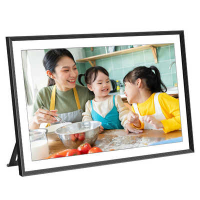 新品未使用 大型デジタルフォトフレーム wifi moonka 15.6インチ MOONKA wifiデジタルフォトフレーム 15.6インチ 人感センサー タッチ