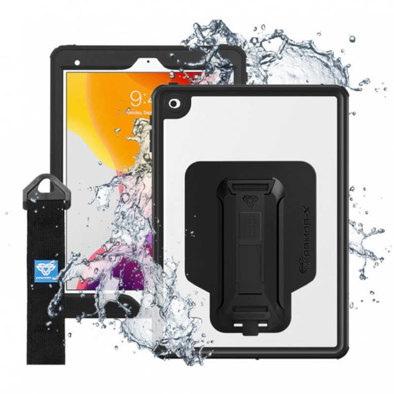 FOX FOX iPad mini 5用 IP68 Waterproof Case With Hand Strap ブラック MXS-IPAD-M5 MXS-IPAD-M5