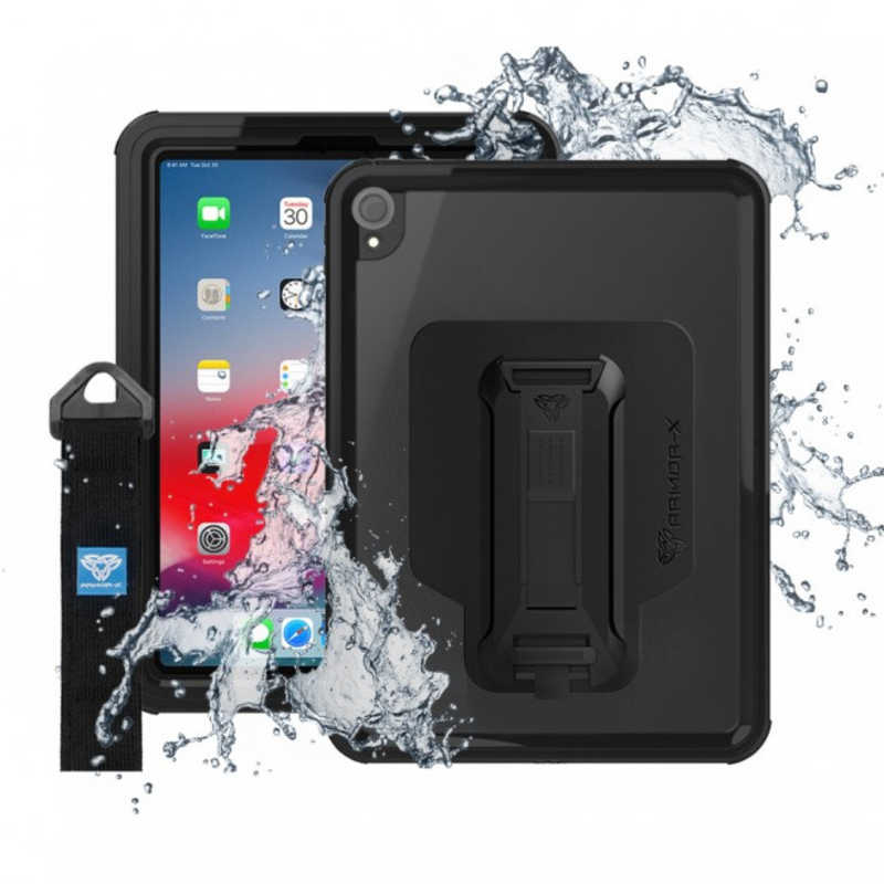 FOX FOX iPad Pro 11インチ用 IP68 Waterproof Case With Hand Strap ブラック MXS-A9S MXS-A9S