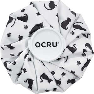 OCS ミスト付き2way氷のう ネコホワイト OCRU RU5422