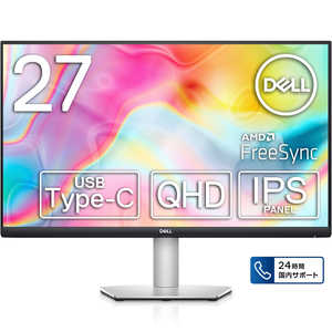 DELL ǥ PC˥ S꡼ С [27 /WQHD(25601440 /磻] S2722DCR