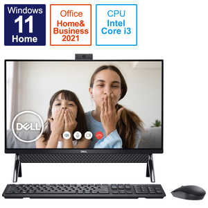 DELL　デル デスクトップパソコン Inspiron 24 5000 ブラック FI537-BWHBBC