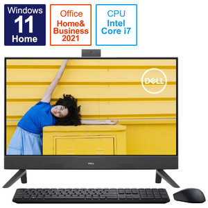 DELL　デル デスクトップパソコン Inspiron 27 7710 タッチ対応(アーチ スタンド) ダークシャドウグレー FI779T-CHHBBC