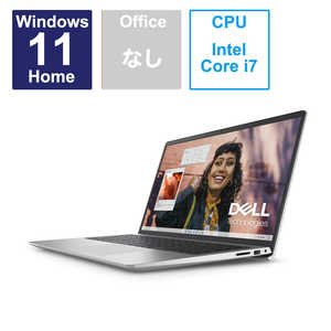 DELL　デル ノートパソコン プラチナシルバー［15.6型 /Windows11 Home /intel Core i7 /メモリ：16GB /SSD：512GB］ NI385-DNLSC
