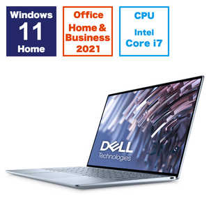 DELL デル モバイルノートパソコン XPS 13 9315 ［13.4型 /Windows11 Home /intel Core i7 / Office HomeandBusiness Premium］ スカイ MX73-DNHBBL