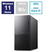 DELL　デル デスクトップパソコン デスクトップパソコン XPS 8960 ［intel Core i7 /メモリ：16GB /HDD：2TB  /SSD：512GB］ グラファイト DX90DNLC